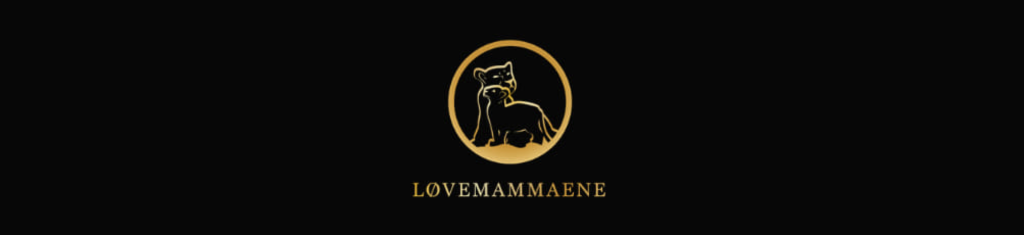 Løvemammaene logo brev