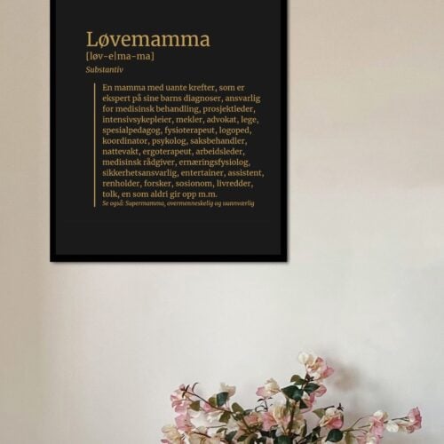 Løvemamma poster