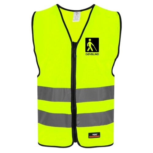 Refleksvest "døvblind"